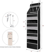 Univivi 5-Shelf Fabric Door Storage Over Door Hanging Organizer - Image 3