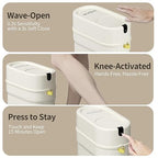 MRBIN Slim Automatic Bathroom Trash Can, 10L/2.6gal Touchless Pull Out Bagging - Image 3