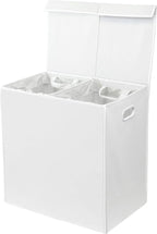 Simple Houseware Double Laundry Hamper - Image 3