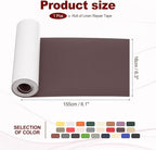 PATIKIL Leather Patches Tape for Furniture, 6.3 x 61 Inch Self Adhesive Vinyl - Image 2