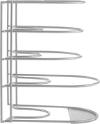Heavy-Duty Pots and Pans Organizer | 5-Tier Cookware & Lid Storage Rack | - Image 9