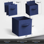Sorbus 13 Inch Storage Bins - Image 7