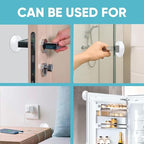 Strongest Home Door Wall Protector Clear Bumpers – 2 Inch Silicone Adhesive Pads - Image 4