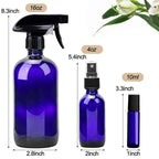 Glass Spray Bottle Kit×10, 9×10 ml Roller Bottles, Anti UV, Suitable - Image 4