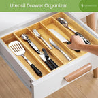 Purawood Kitchen Drawer Organizer, 2 Pack - Image 4