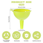 4 Pack Kitchen Silicone Funnel, Kitchen Funnel Set, Canning Silicone Funnels - Image 2
