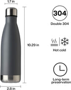 MEWAY 17oz Sport Water Bottle Vacuum Insulated Stainless Steel Leak-Proof - Image 7