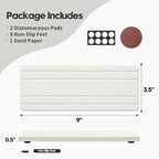2PCS Diatomite Quick Stone Drying Tray Mat - Image 3
