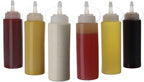 Oaklyn Squirt Bottles 16oz, 6 Pack – BPA-Free Condiment Squeeze Bottles - Image 3