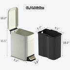 CEROELDA Small Bathroom Trash Can - Image 5