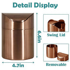 Mini Trash Can, Tiny Desktop Trash Bin - Image 2