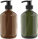 2 PCS 10 OZ Pump Bottle Plastic Pump Lotion Dispenser Empty Bottles Refillable by WANBAO