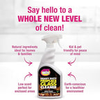 Quick N Brite Fireplace Glass Cleaner 24oz, Nonabrasive Cleaning Spray - Image 3