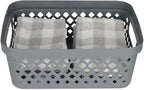 Glad Plastic Storage Basket Set, Value Pack of 6 | Open Storage Bins - Image 4