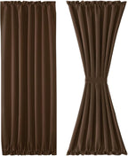 DWCN French Door Curtains – Rod Pocket Thermal Blackout Curtain - Image 7