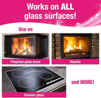 Quick N Brite Fireplace Glass Cleaner 24oz, Nonabrasive Cleaning Spray - Image 7