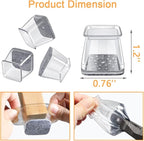 32 Pcs Square Chair Leg Floor Protectors - Image 4