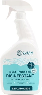 Clean Republic Multi-Purpose Disinfectant, Cleaning Spray, 32 Fluid Ounce Bottle by CleanRepublic