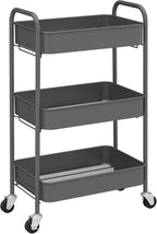 CAXXA 3-Tier Rolling Metal Storage Organizer by CAXXADIRECT