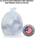 Aluf Plastics High Density Trash Bags, 55 Gallon, 17 Micron, - Image 7