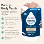 Puracy Body Wash Refill, Natural Body Wash, 98.6% Pure Plant Ingredients - Image 2