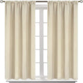 BGment Beige Blackout Curtains 40 Inches Long by BGment