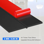 ToLanbbt Weather Stripping Silicone Door Seal Strip 3 in x 20 ft Door Draft - Image 3