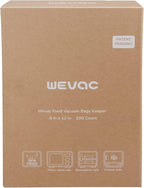 Wevac 8” x 12” 200 Count Food Vacuum Sealer Bags Keeper, PreCut Quart, BPA Free - Image 2