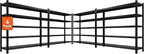48.2" W Garage Shelving 3000LBS Storage Shelves Heavy Duty Garage Storage by Howzone