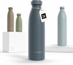 LARS NYSØM Stainless Steel Insulated Water Bottle 12oz 17oz 25oz 34oz 51oz | by LN