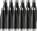MEWAY 17oz Sport Water Bottle 12 Pack Vacuum Insulated Stainless Steel by MEWAY