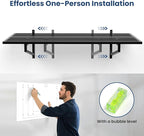 1-Pack Garage Wall Shelves, 250 lbs Capacity, Steel Garage Organization Shelving - Image 5