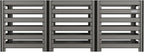Vego Garden 32" Tall Modular Compost Bin 90" x 30" x 32" - Image 6