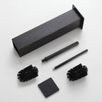 BVL Toilet Brush and Holder Set Black Stainless Steel 304 Square Freestanding - Image 7