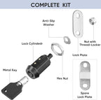 PTEROMY 5 Pack Cabinet Lock - Image 3