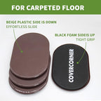 Furniture Sliders for Carpet 4 PCS - Image 3
