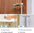 12 Pack Hinge Pin Brushed Nickel Door Stopper, Adjustable Heavy Duty Hinge Pin - Image 5