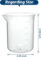 Plastic Measuring Cups, for Liquid Measurement and Scientific Experiments - Image 2