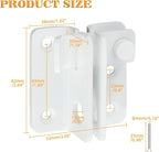 Alise Flip Latch Gate Latches Slide Bolt Latch Safety Door Lock Catch - Image 2