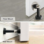Shackcom Magnetic Door Stop 12 Pack Stainless Steel Door Holders to Keep Door - Image 6