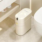 MRBIN Slim Automatic Bathroom Trash Can, 10L/2.6gal Touchless Pull Out Bagging by mrbin
