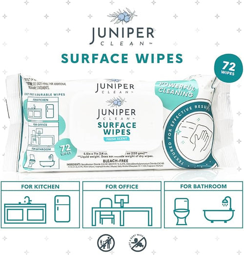 3 Pack Surface Cleaning Wipes Bleach Free, All-Purpose Cleaner - Image 2