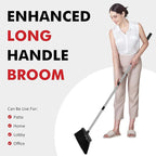 Heavy Duty Broom, 55 Inch Long Handle Outdoor Large Angle Brooms, Commercial - Image 7