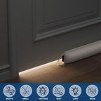 MAGZO Door Draft Stopper 36 Inch-Beige, Under Door Draft Blocker Air Stopper - Image 4