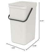 Brabantia Sort & Go Kitchen Recycling Can Stackable Waste Organiser - Image 5