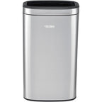 Global Industrial 8 Gallon Stainless Steel Slim Open Top Receptacle - Image 4