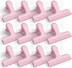HOUSE AGAIN 12 Pack Stainless Steel Chip Bag Clips Covered by HOUSEAGAIN