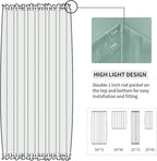 DWCN French Door Curtains – Rod Pocket Thermal Blackout Curtain - Image 3