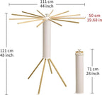 JOOM Four Legs Clothes Drying Rack, Garment Rack Portable and Foldable Space - Image 6