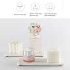 2 Pcs Water Absorbing Stone Trays, Kitchen/Bathroom Sink Soap Dish, Diatomite - Image 3